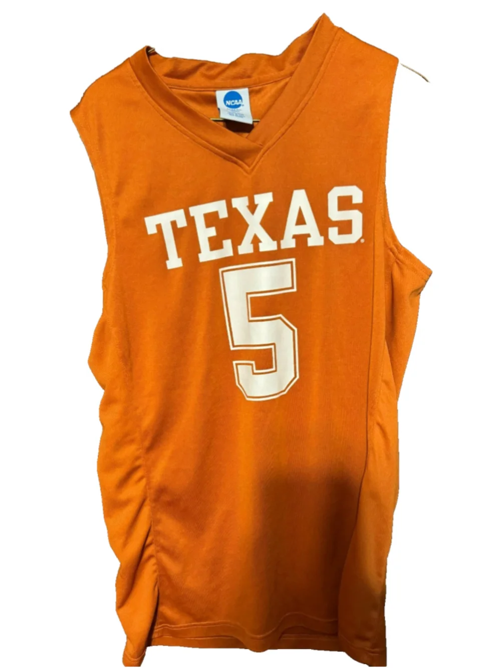 Texas Longhorns #5 Basketball Jersey Men's Size Med Orange